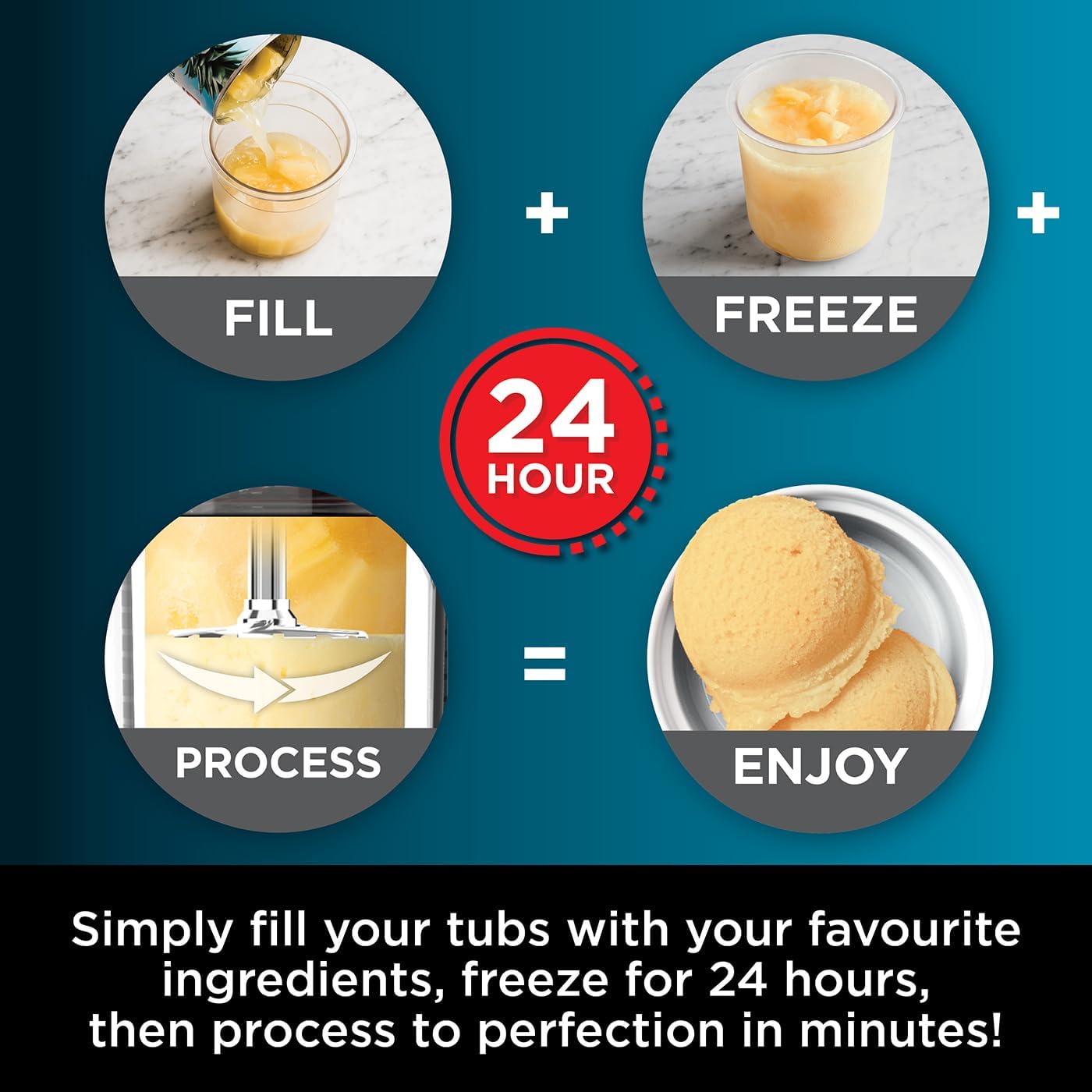 Ninja CREAMi Ice Cream & Frozen Dessert Maker NC300UK